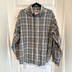 Wrangler Plaid Button-Up Shirt - EUC